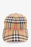 Burberry Beige Nova Check Baseball Cap Size S/M