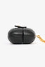 Christian Dior Black Leather Cannage Caro Airpods Case