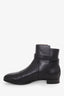 Hermès Black Leather Neo Ankle Boots Size 37.5