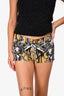 Versus Versace Vintage Printed Mini Shorts Size 27