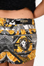 Versus Versace Vintage Printed Mini Shorts Size 27