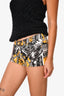 Versus Versace Vintage Printed Mini Shorts Size 27