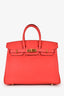 Hermès 2018 Red Swift Leather Birkin 25