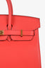 Hermès 2018 Red Swift Leather Birkin 25