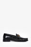 Sandro Black Leather Chain Detail Loafers Size 39