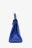 Hermès 2012 Electric Blue Epsom Leather Retourne Kelly 28 with Strap