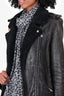 IRO Black Leather 'Laya' Jacket Size 40