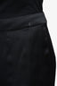 Pre-Loved Chanel™ 2005 Black Wool/Silk Pleated Skirt Size 38