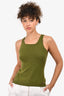 Christian Dior Green Cashmere Tank Top Size 4