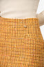 Pre-Loved Chanel™ Yellow/Multicolour Tweed Skirt Size 38