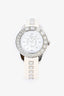 Christian Dior White Rubber Band Diamond Watch