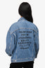 Balenciaga Blue Denim Jacket Size 44