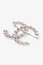 Pre-Loved Chanel™ 2022 Silver Toned Bobble CC Brooch