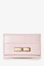 Salvatore Ferragamo Pink Leather Bow Wallet