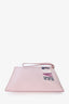 Salvatore Ferragamo Pink Leather 'Love' Pouch