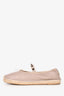 Valentino Blush Leather Rockstud Espadrilles Size 38