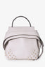 Tod's Grey Leather Mini Wave Backpack