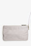 Pre-Loved Chanel™ Grey Leather Small Chanel 22 Shoulder Bag