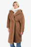 Max Mara Brown Alpaca "Teddy" Coat Size S