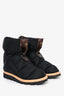 Louis Vuitton Black/Brown Monogram Nylon Puffer Boots Size 36