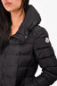 Moncler Black Flammong Giubbotto Long Down Coat Size 0