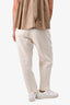 Brunello Cucinelli Cream Linen High Waisted Pants Size 6 US