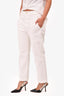 Brunello Cucinelli White Denim Taper Legged Jeans Size 4 US