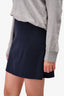 Chloe Navy Wool Mini Skirt Size 38