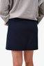 Chloe Navy Wool Mini Skirt Size 38