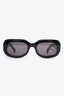 Longchamp Black Acrylic Rectangle Frames.