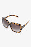 Prada Brown Tortoise Shell Oversized Sunglasses