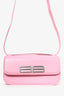 Balenciaga Pink Leather 'Gossip' Shoulder Bag