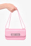 Balenciaga Pink Leather 'Gossip' Shoulder Bag