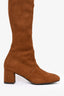 Stuart Weitzman Brown Suede Leather Highland Boots Size 4.5