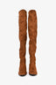 Stuart Weitzman Brown Suede Leather Highland Boots Size 4.5