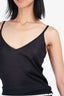 Louis Vuitton Black Silk Knit Tank Top Size S