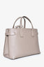 Burberry Taupe Leather Banner Bag with Strap