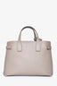 Burberry Taupe Leather Banner Bag with Strap