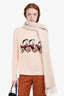 Gucci x Disney 2021 Beige Donald Duck Print Jumper Size S