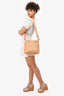 The Row Beige Leather Shoulder Bag