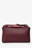 Fendi Burgundy Leather 'By The Way' Bag with Strap