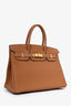 Hermès 2020 Gold Togo Leather Birkin 30 GHW