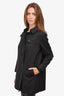 Burberry Black Short Trench Coat Size 8 US