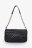 Pre-Loved Chanel™  2010-11 Black Lambskin Paris-Byzance Surpique Chevron Flap Bag