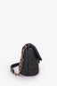 Pre-Loved Chanel™  2010-11 Black Lambskin Paris-Byzance Surpique Chevron Flap Bag