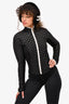 Pre-Loved Chanel™ Black CC Cashmere Lined Sport Bodysuit Size 36