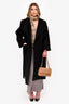 Toteme Black Wool/Cashmere Signature Coat Size S