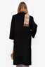 Toteme Black Wool/Cashmere Signature Coat Size S