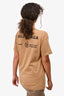 Balenciaga 2021 Brown WFP Printed T-Shirt Size XS