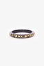 Louis Vuitton Black/Gold Monogram Resin Narrow 'Inclusion' Bangle